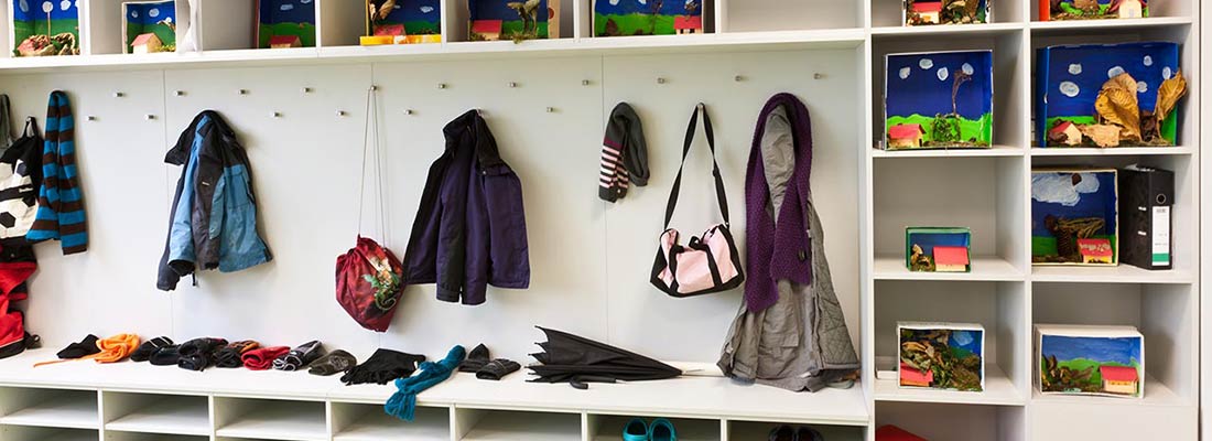 Schrankwand für Grundschule